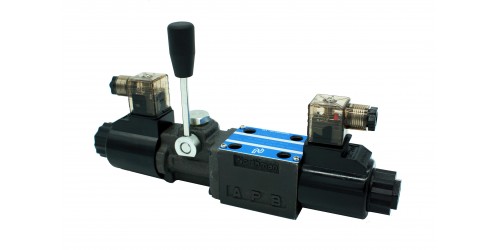 Solenoid Operated Directional Valve (Manual Handle For Safety Control